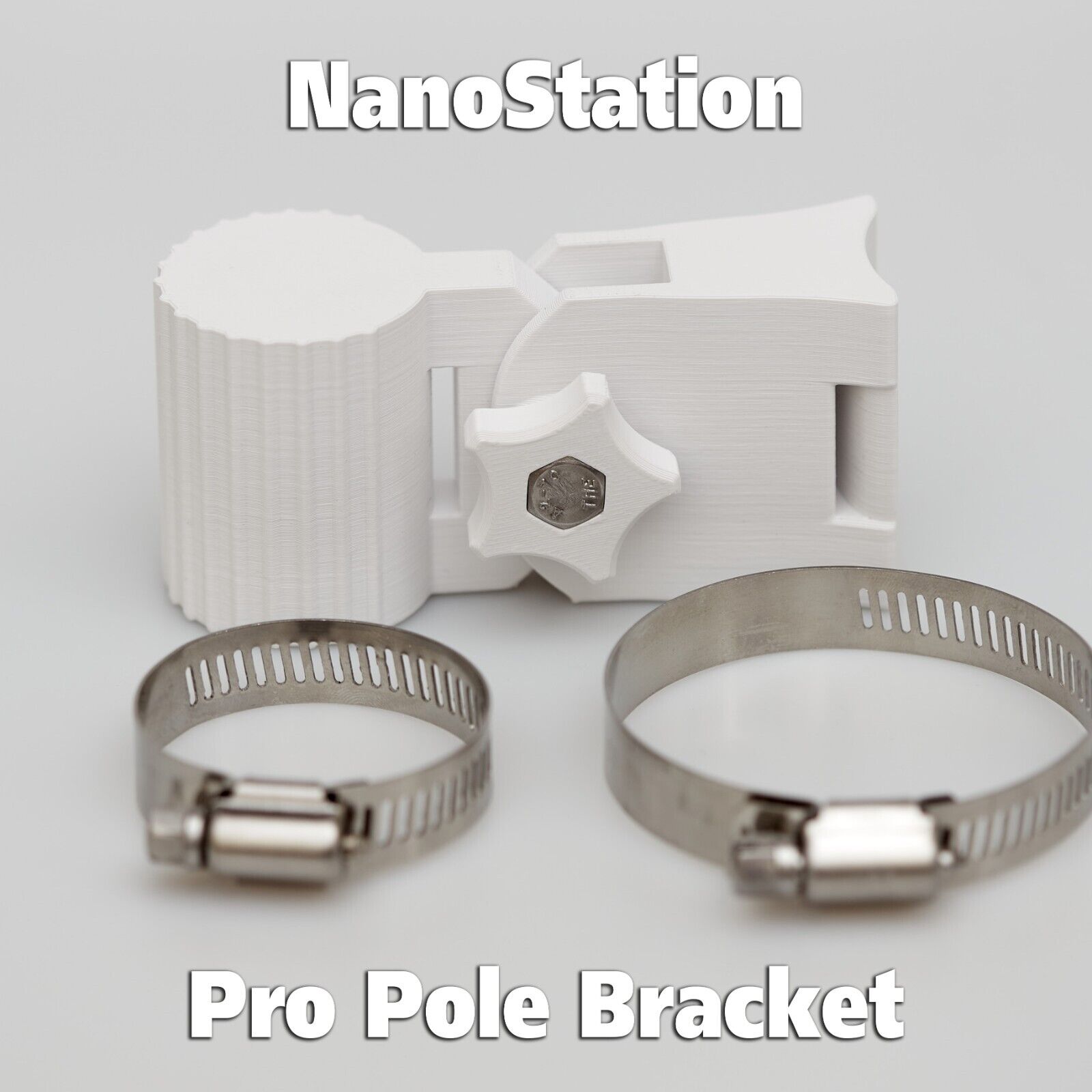 For Ubiquiti Nanostation Adjustable Pole Bracket Loco5AC NS-5AC LocoM5 M5 NSM5
