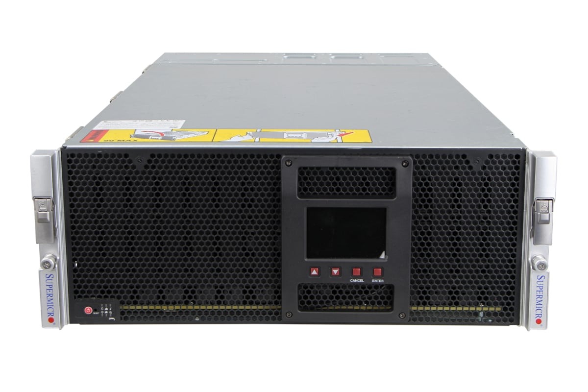 Supermicro SSG-6049P-E1CR60L+, 2 x Silver 4214, 128GB RAM, 2 x 240GB SSDs