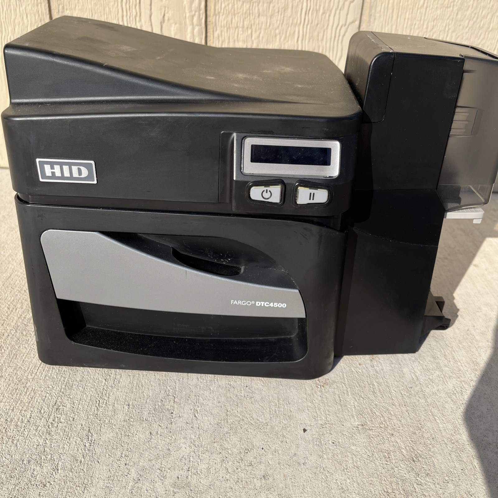 HID Fargo DTC4500/FD ID Card Printer Sold As Is For Parts