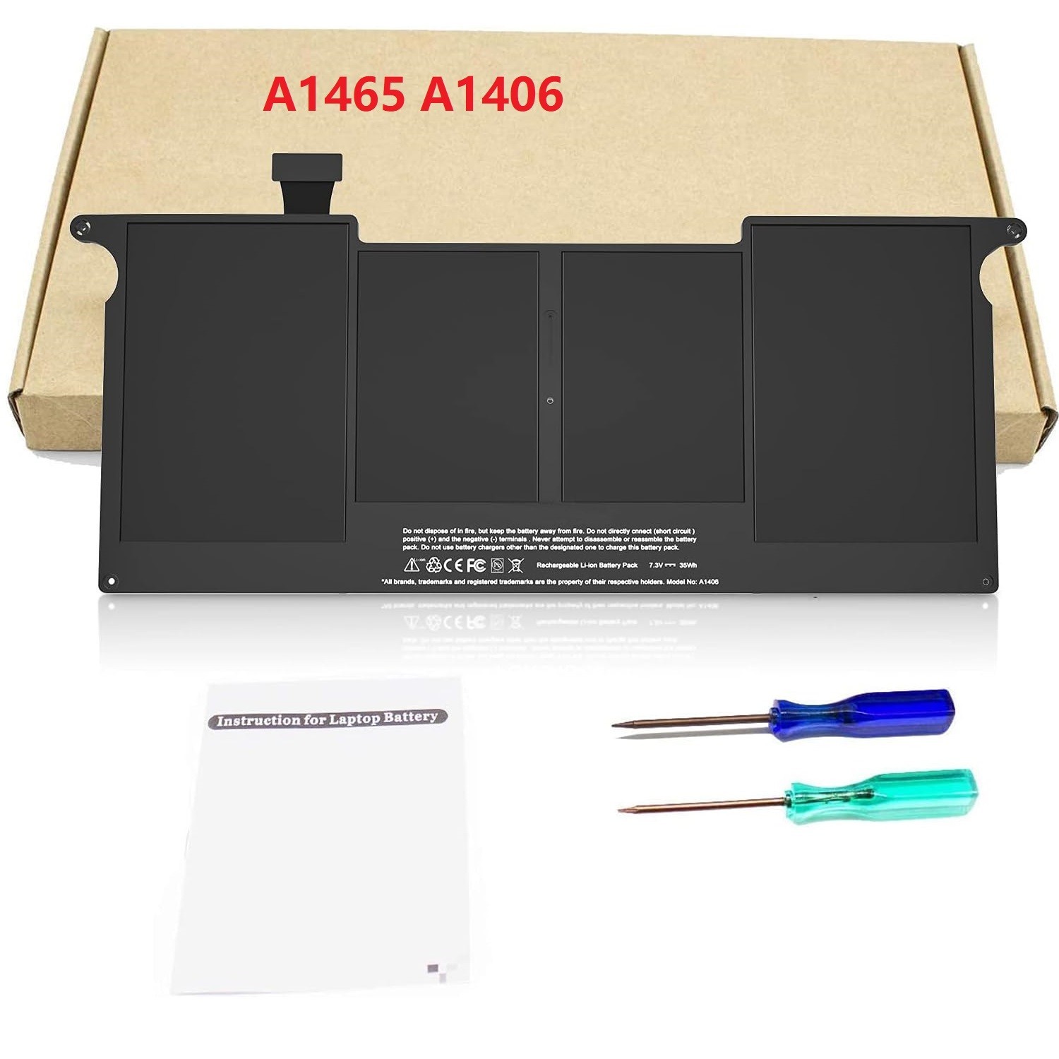 A1406 A1495 Battery for Apple MacBook Air 11" inch A1370 mid 2011 A1465 mid 2013