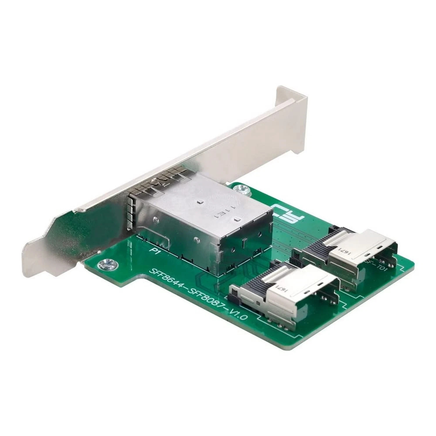 CY Mini SAS HD SFF-8644 to Internal Mini SAS SFF-8087 PCBA Female Adapter Dua...