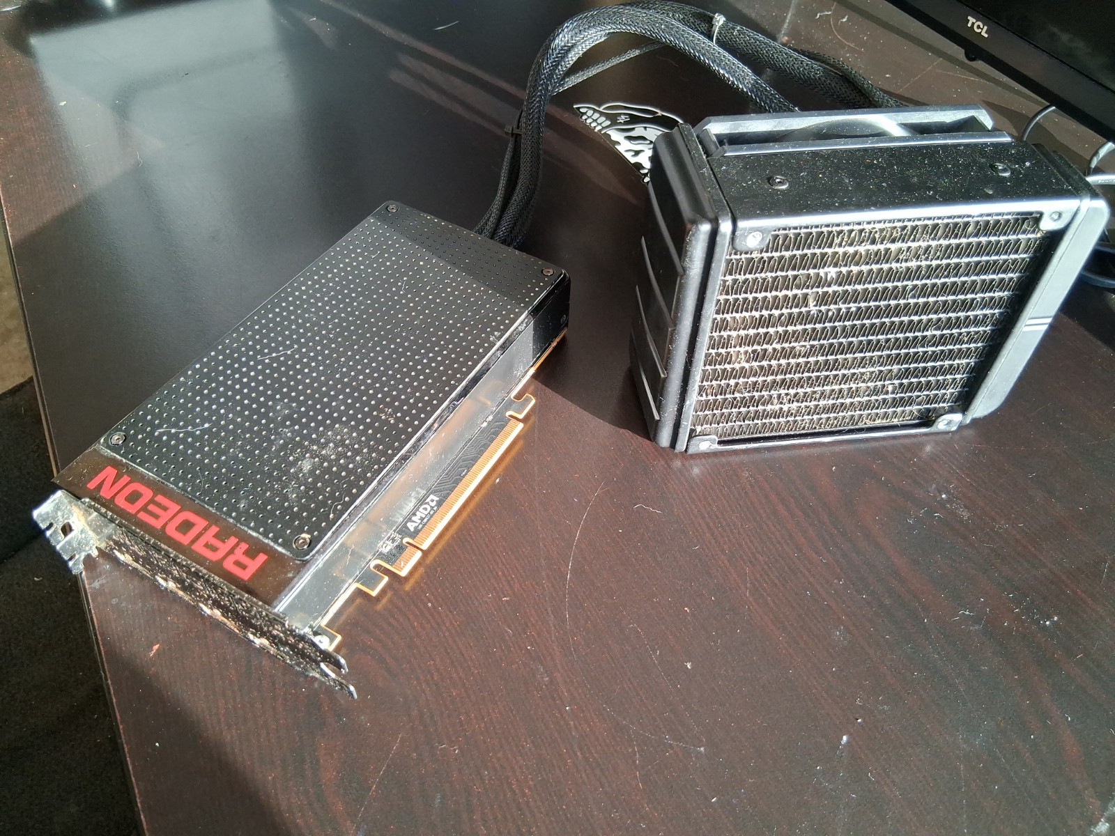 AMD Radeon R9 Fury X Liquid Cooled Graphics Card(cooling system needs refilling)