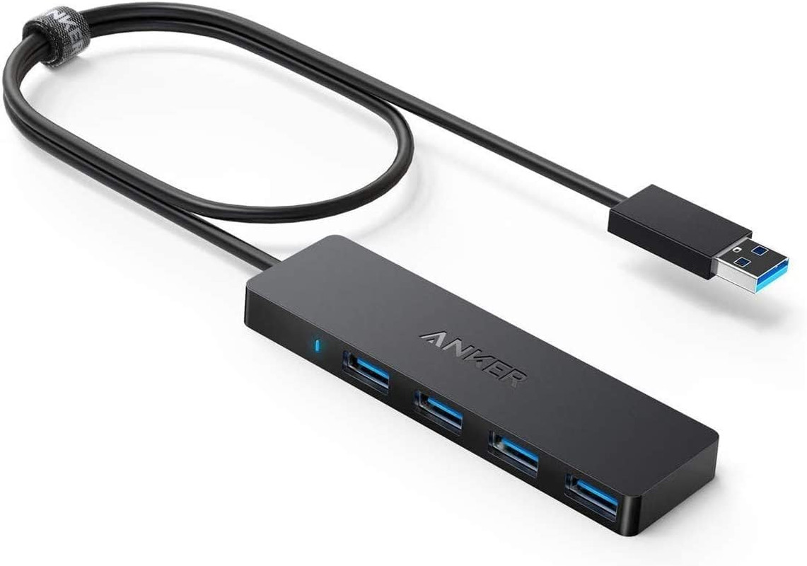 Anker USB Hub 4 Ports, Multiple USB 3.0 Hub, USB Splitter for Laptop, Extender f