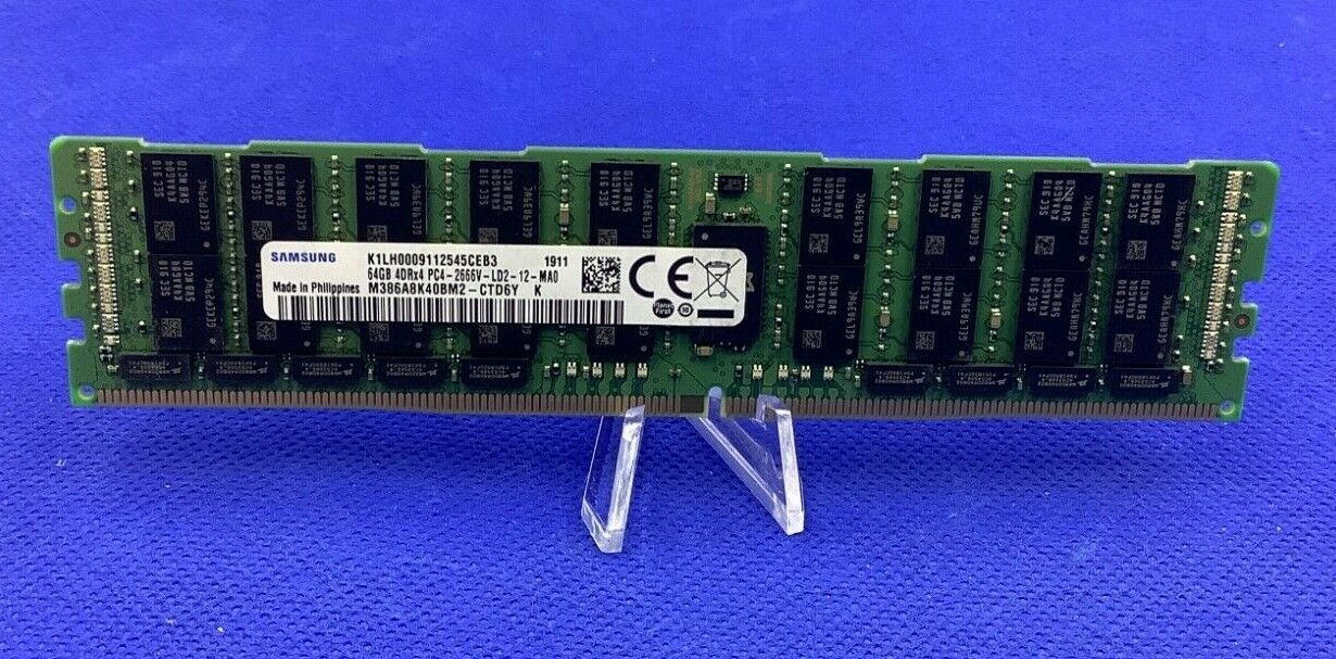 SAMSUNG M386A8K40BM2-CTD 64GB (1X64GB) 4DRX4 PC4-2666V DDR4 MEMORY