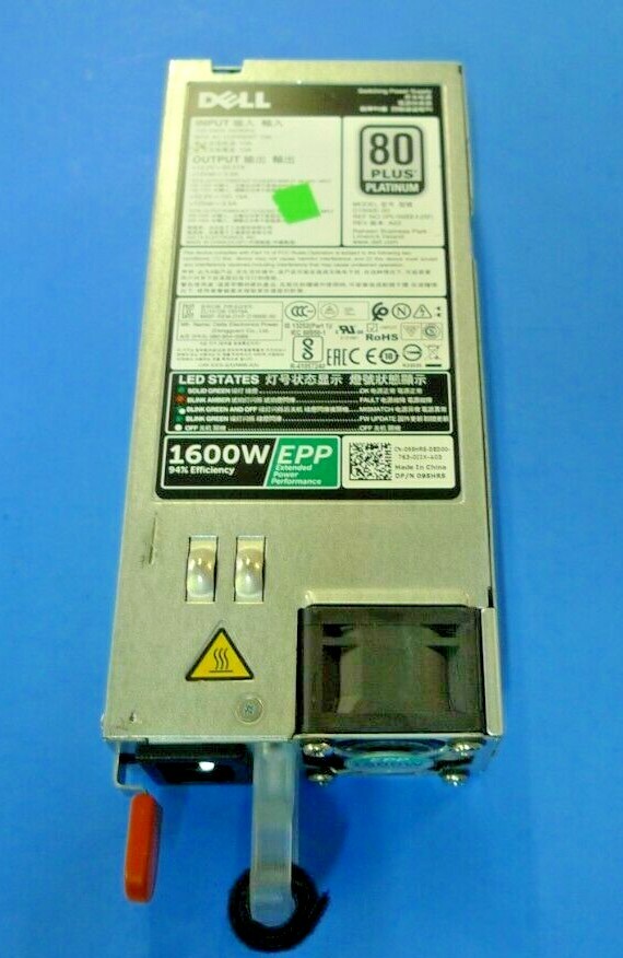 Genuine Dell PowerEdge C4130 FX2 FX2S T630 1600W Power Supply D1600E-S0 95HR5