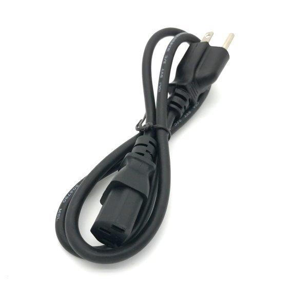 3FT Universal 3 Prong AC Power Cord Cable 18 AWG for Computer Printer Monitor TV