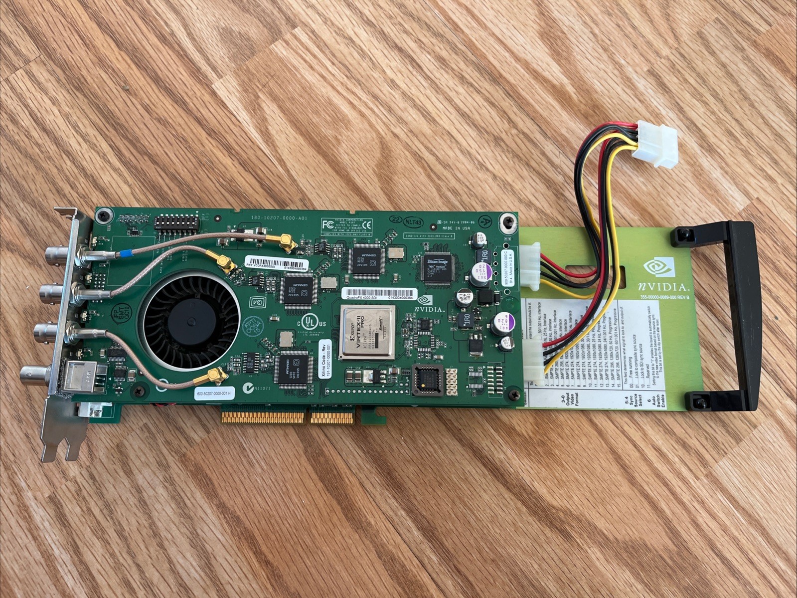 Ultra Rare NVIDIA Quadro FX 4000 SDI 256MB GDDR3 AGP 8x Graphics Card - HTF