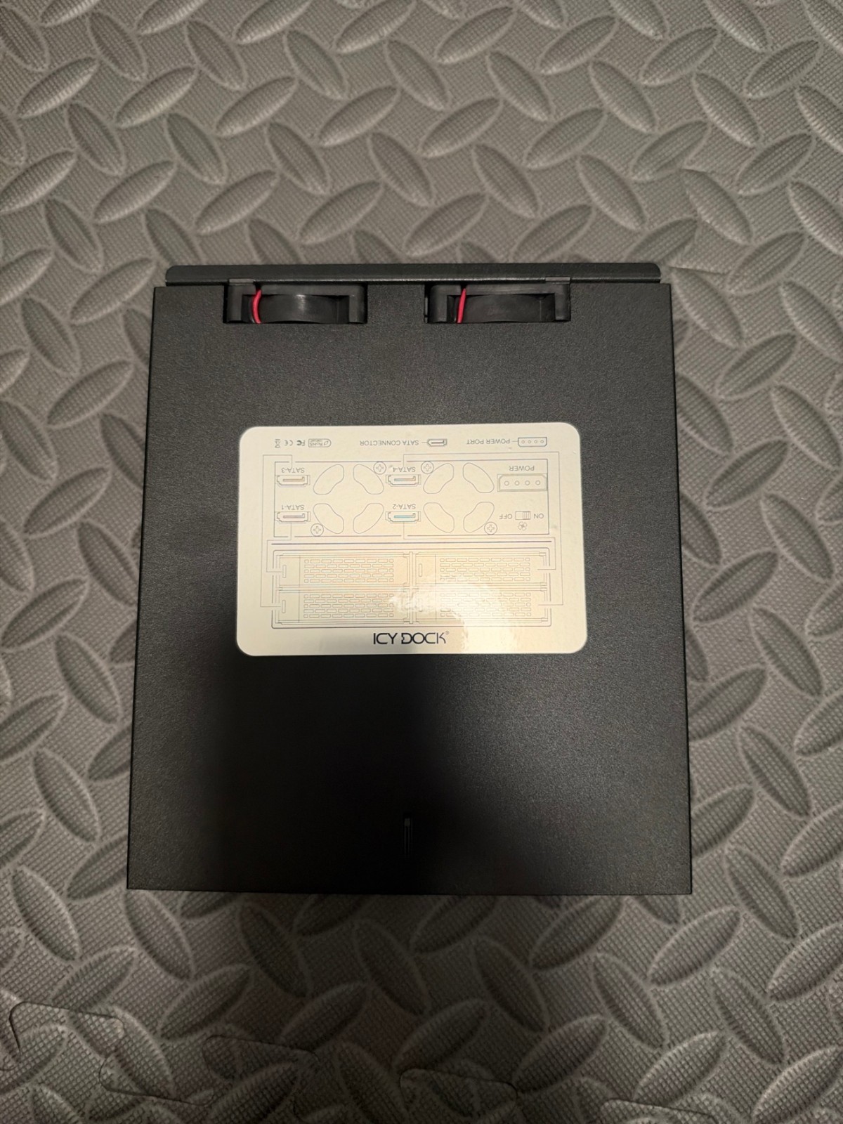 Icy Dock MB994SP-4SB-1 Quad Bay 2.5" SATA Hot-Swap Cage for 5.25" Bay
