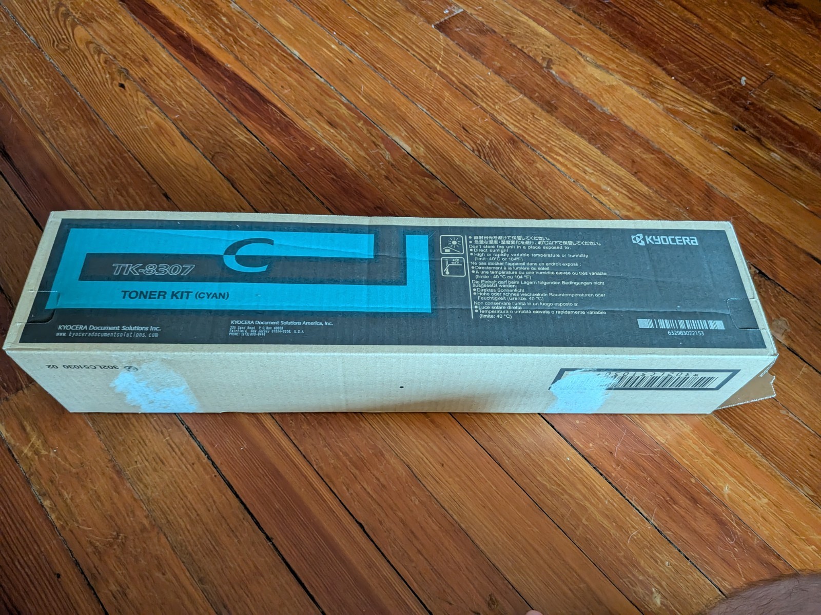 Genuine Kyocera TK-8307C Cyan Toner 1T02LKCUS0 *OPEN BOX* for TASKalfa 4550ci