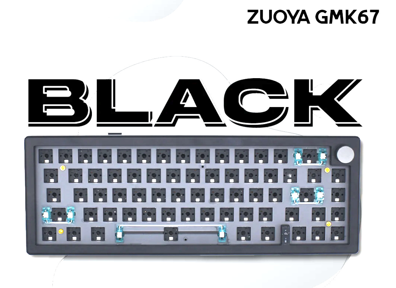 GMK67 Hot Swap Custom Mechanical Keyboard Spacer Kit RGB Backlit Bluetooth