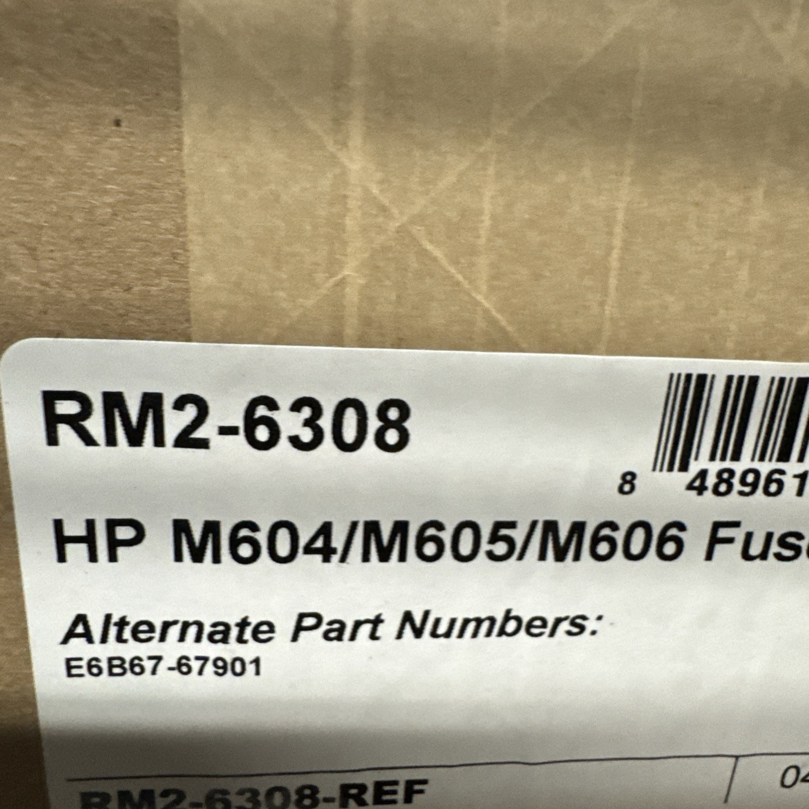 HP RM2-6308 Fuser 110V For HP LaserJet M604 M605 M606