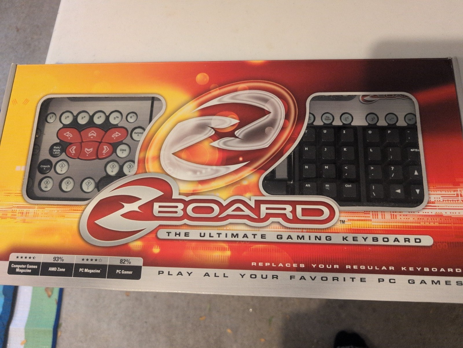 Ideazon ZBoard ZBD101 Gaming Keyboard 2 Swappable Keysets w/Box Slightly Used