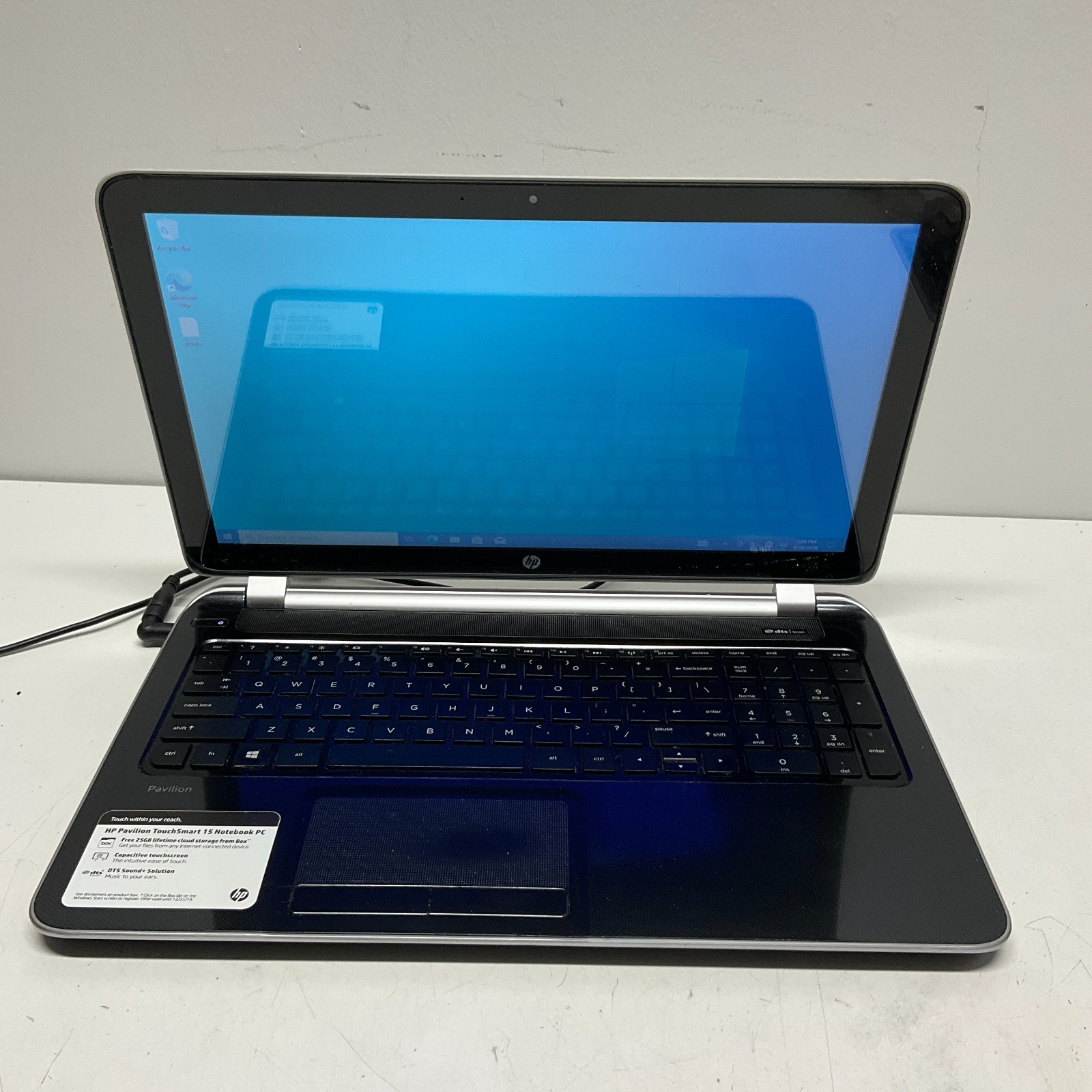 HP Pavilion TS 15 Laptop AMD A8-5545M 4GB 250GB SSD Windows 10 Pro