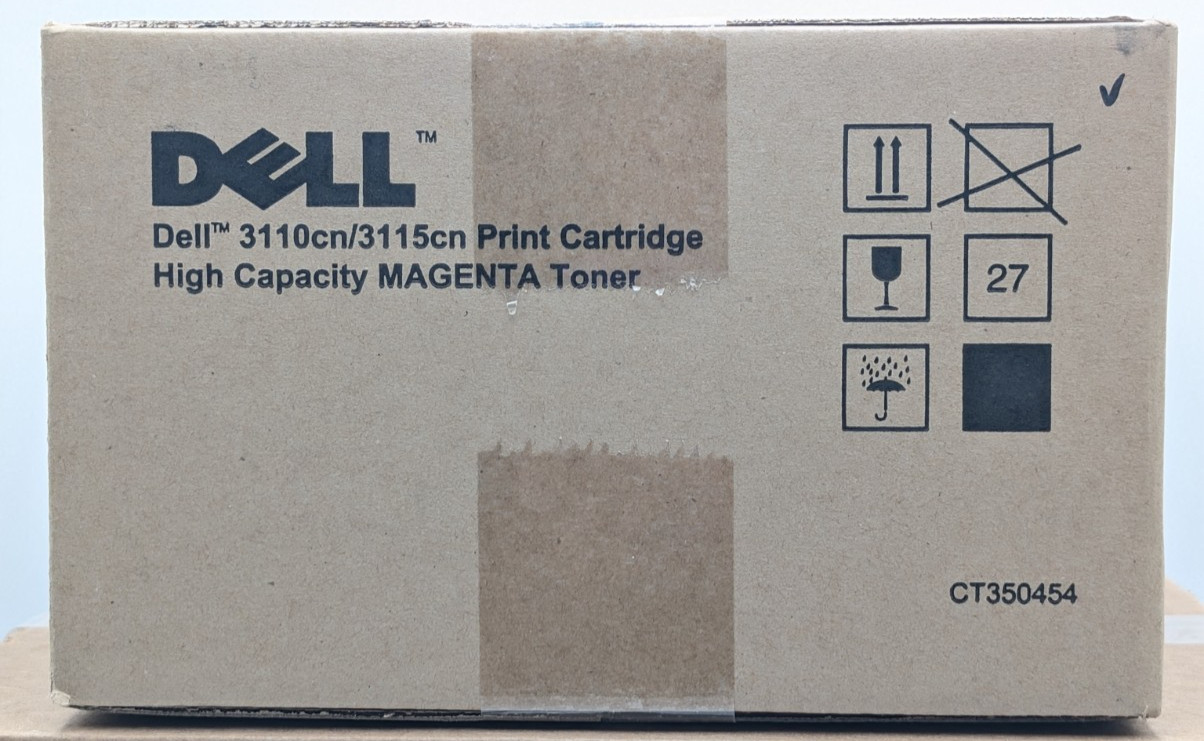 Genuine OEM Dell RF013 CT350454 High Yield Magenta Toner 3110cn 3115cn Open Box