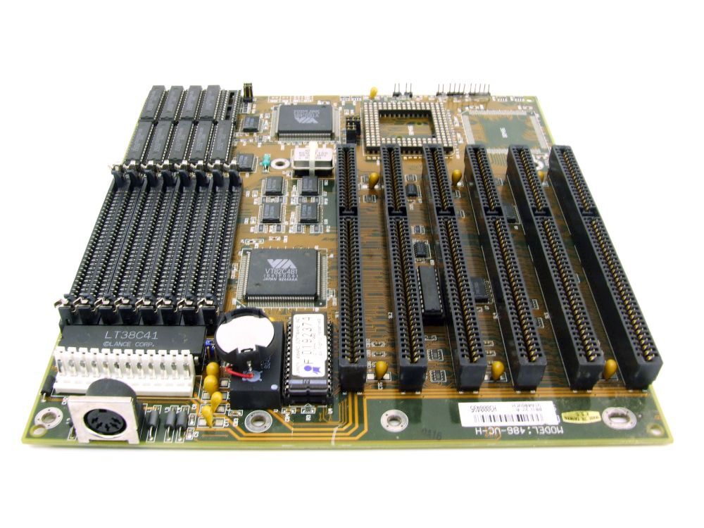 First International Computer 486-VC-H 11570 Motherboard PGA169 256KB Cache B81L32
