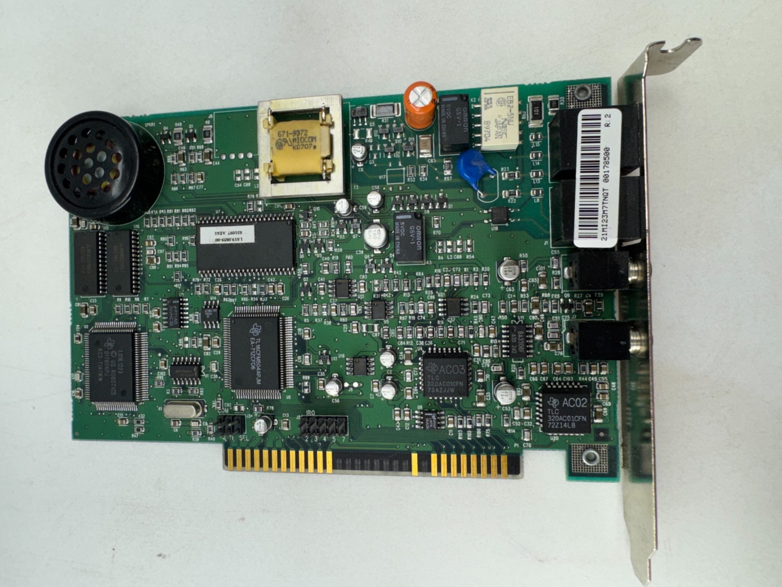 Vintage USRobotics Sportster Model 0461 Internal ISA Modem Card