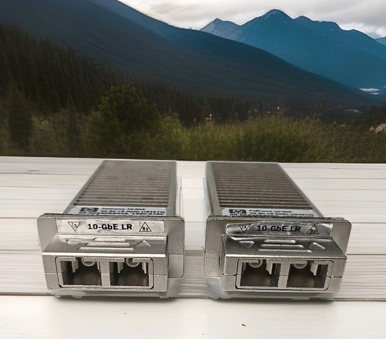 Lot of 2 J8437A ProLine Networking 10GbE X2-SC LR 1310nm 10KM SMF Optic Module