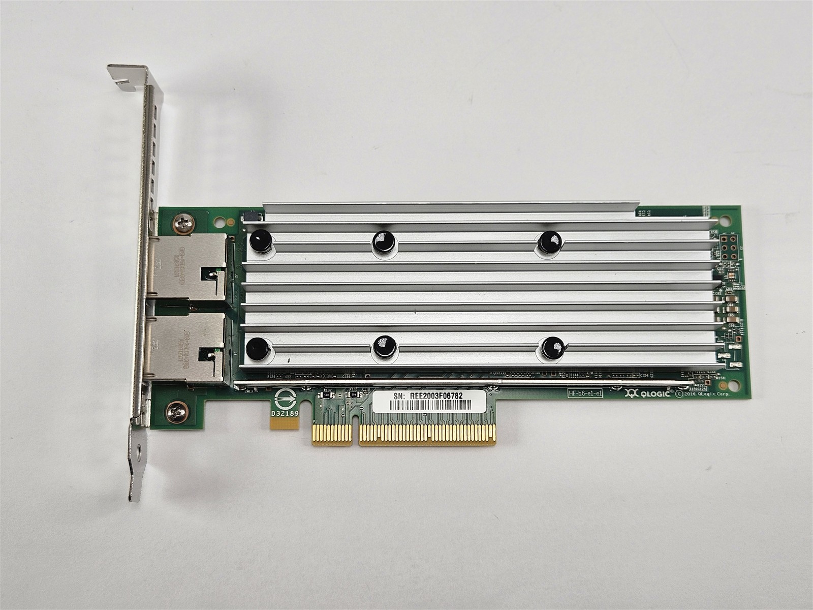 Dell 05N0W3 QLogic QL41162HFRJ Dual Port 10GbE RJ45 PCIe X8 NIC