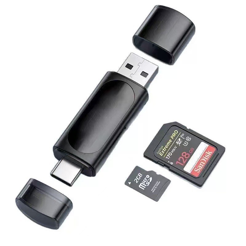 USB 3.0 SD Micro SD TF Card Reader Adapter Memory Card Reader for PC Laptop US
