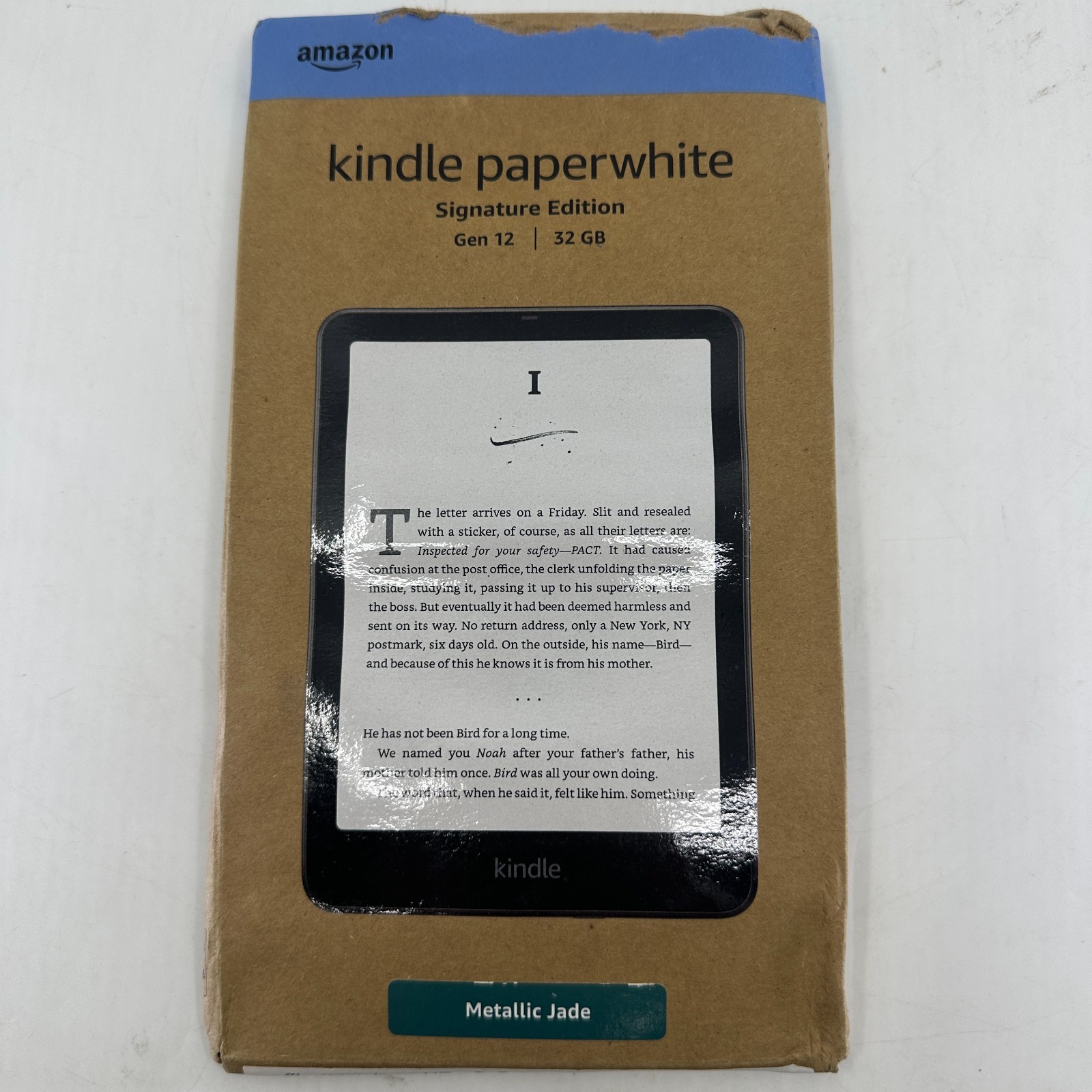 New WiFi Only Amazon Kindle Paperwhite 12th Gen 32GB Metallic Jade SA569P