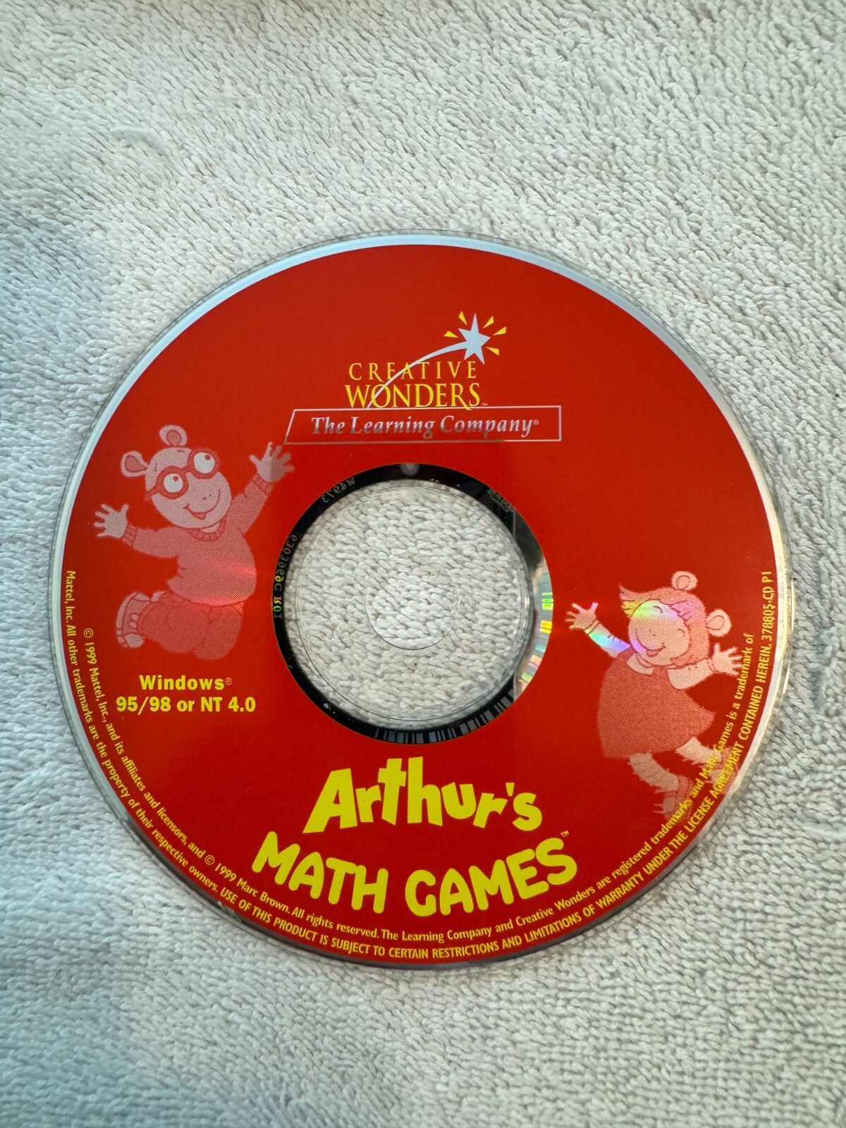 Arthur's Math Games - The Learning Company 1999 Windows 95/98/NT 4.0