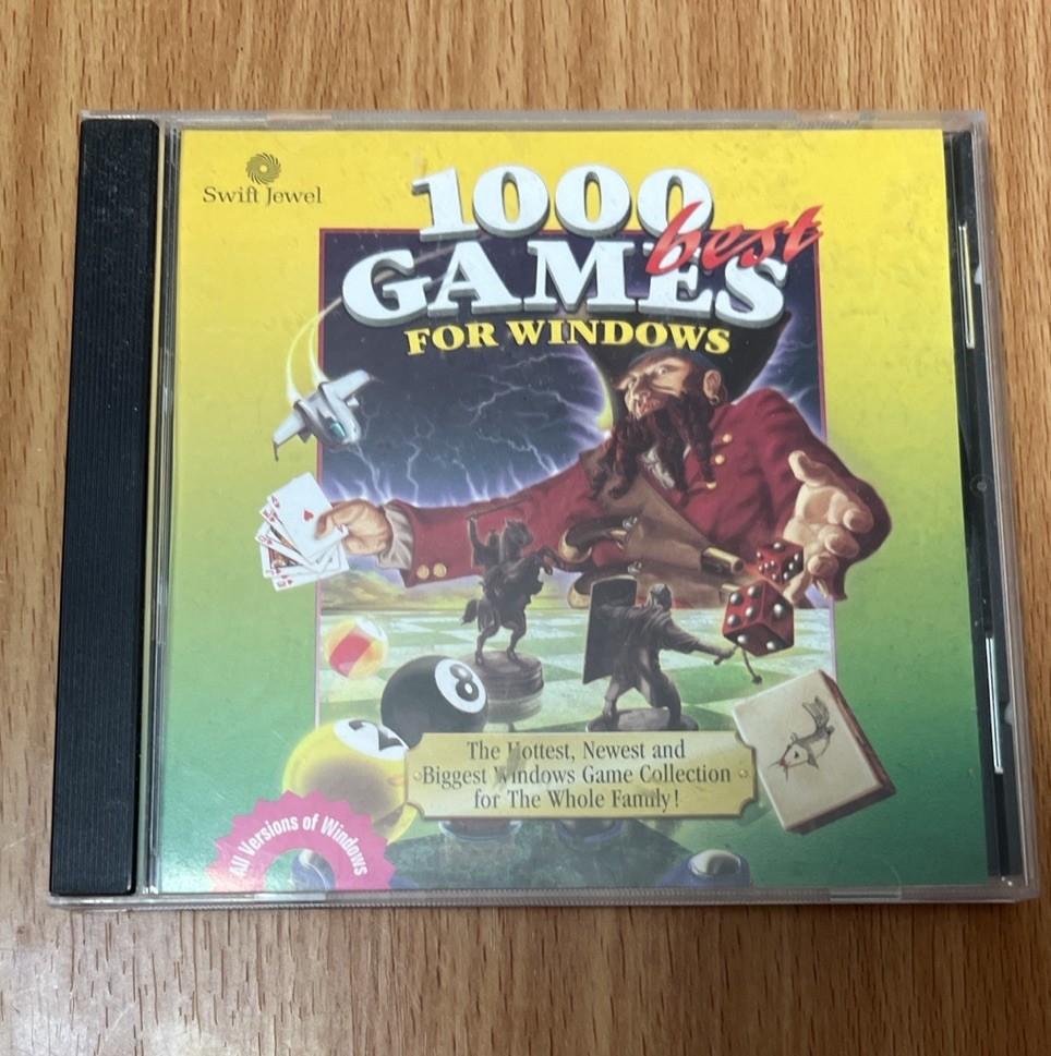 Cosmi 1000 Best Games for Windows PC CD-ROM Software, English
