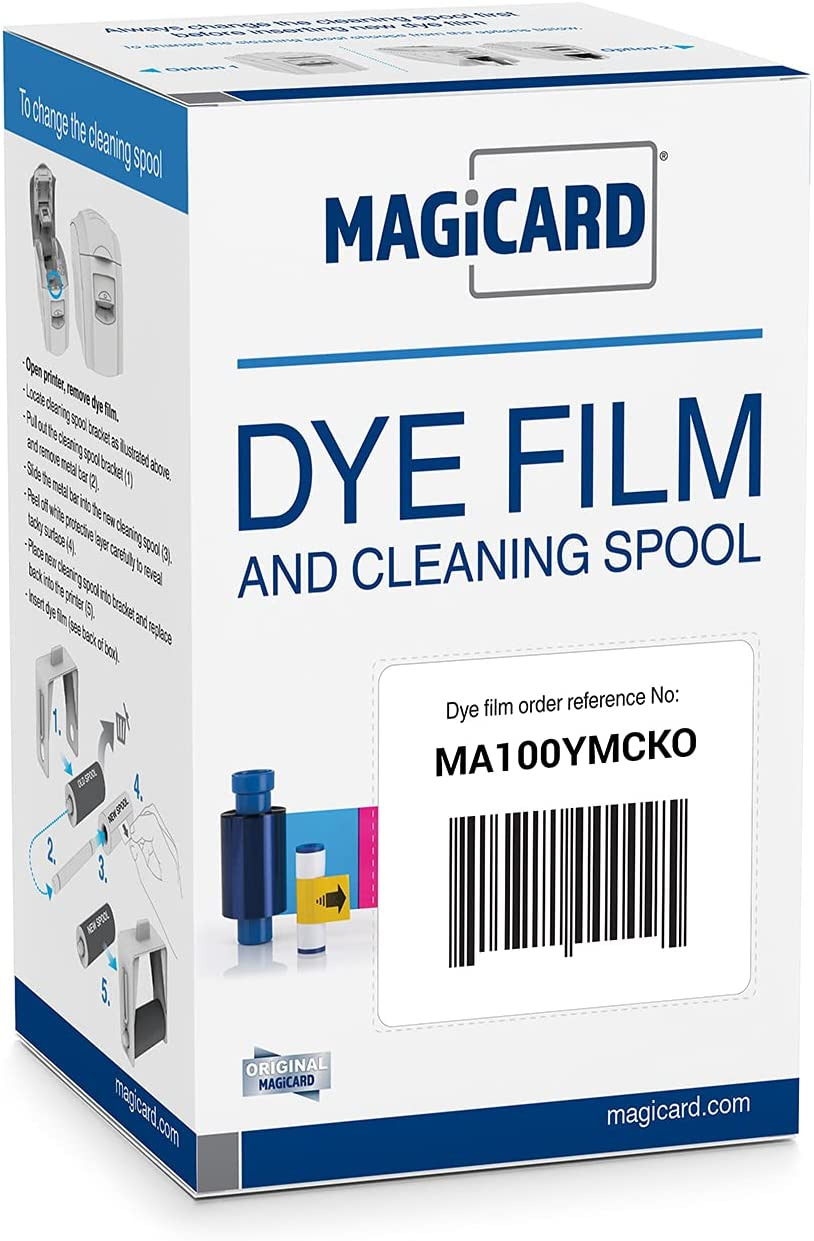 Magicard MA100YMCKO Color Ribbon - YMCKO - 100 Prints Software Demo
