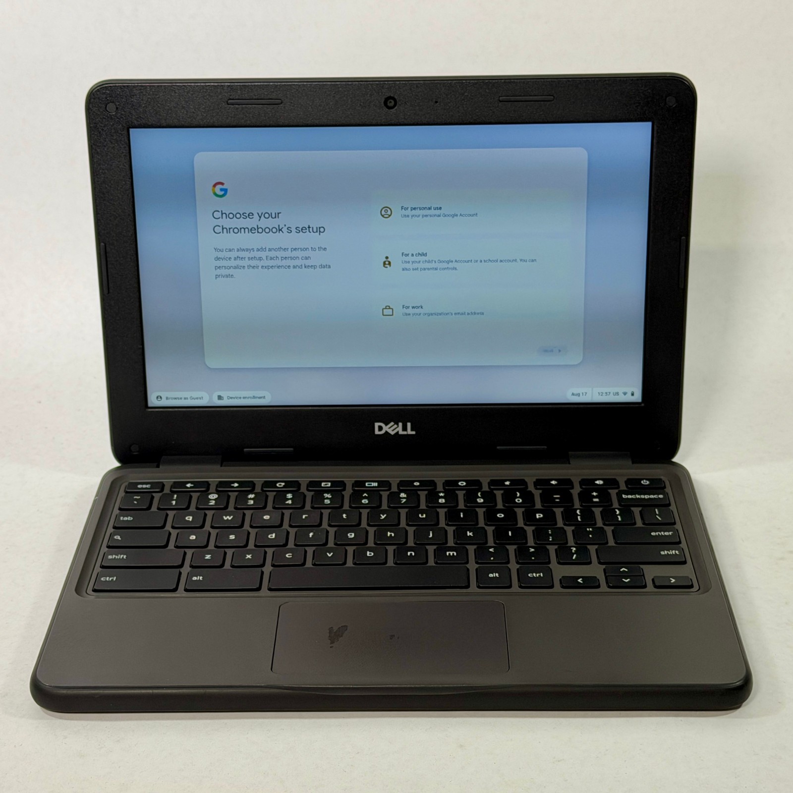 Dell Chromebook 3100 11.6" Intel Celeron N4020 4GB RAM 16GB eMMC Chrome OS