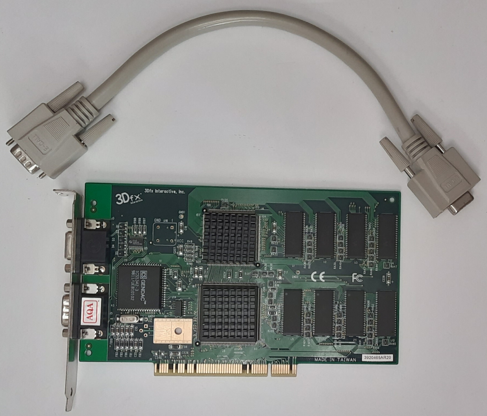 A-Trend Helios 3D PCI Graphics Accelerator (3dfx Voodoo, 4MB, Retro, 1998)