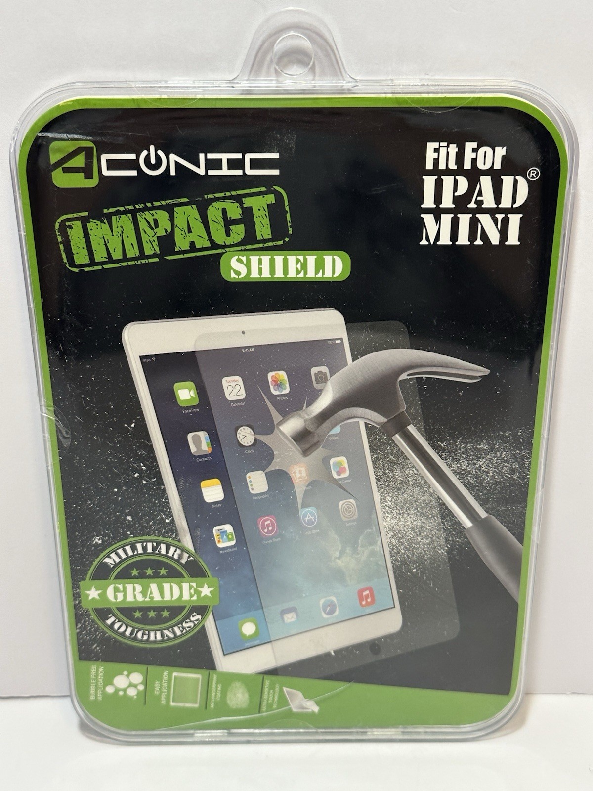 Aconic Impact Shield Fit For Ipad Mini W/ Sceen Guard Applicator Cleaning Cloth