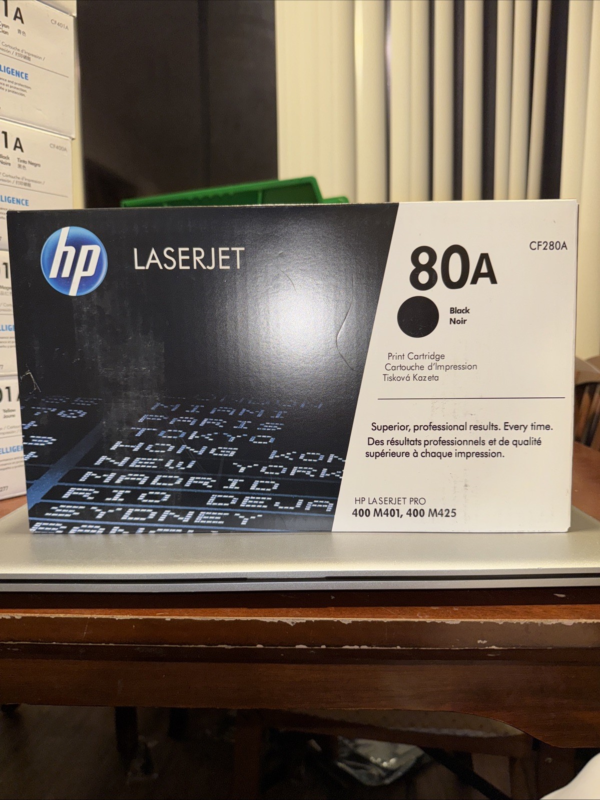 Genuine New - HP 80A LaserJet Toner Cartridge Black CF280A With 