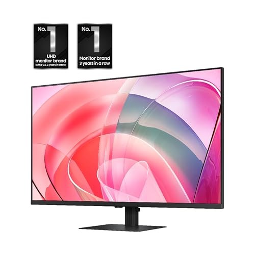 BLACK - SAMSUNG 37" VIEWFINITY S7 (S70D) 4K UHD HDR10 HIGH RESOLUTION MONITOR,