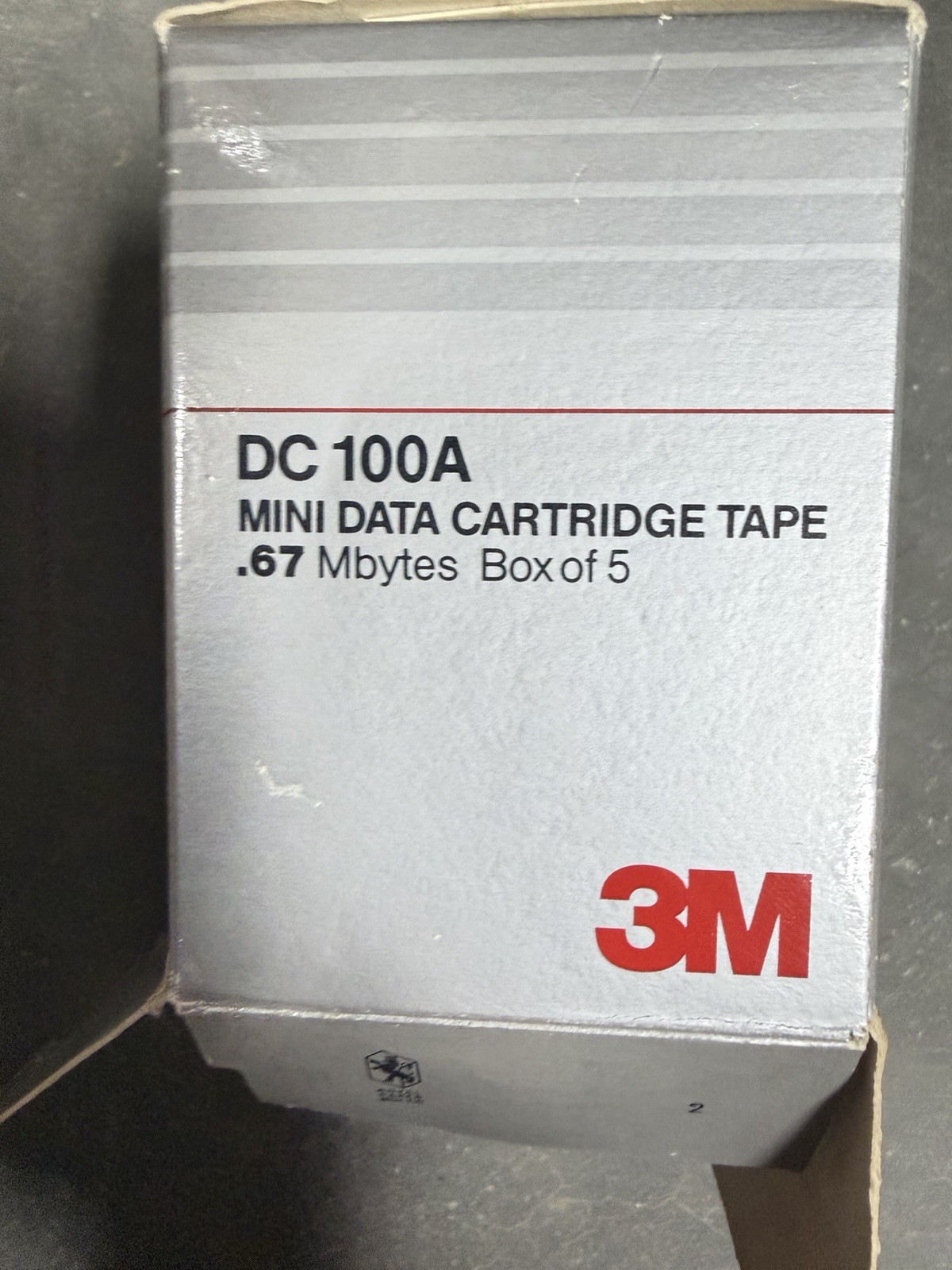 3M DC 100A Mini Data Cartridges New PARTIAL Box of 4 sealed 
