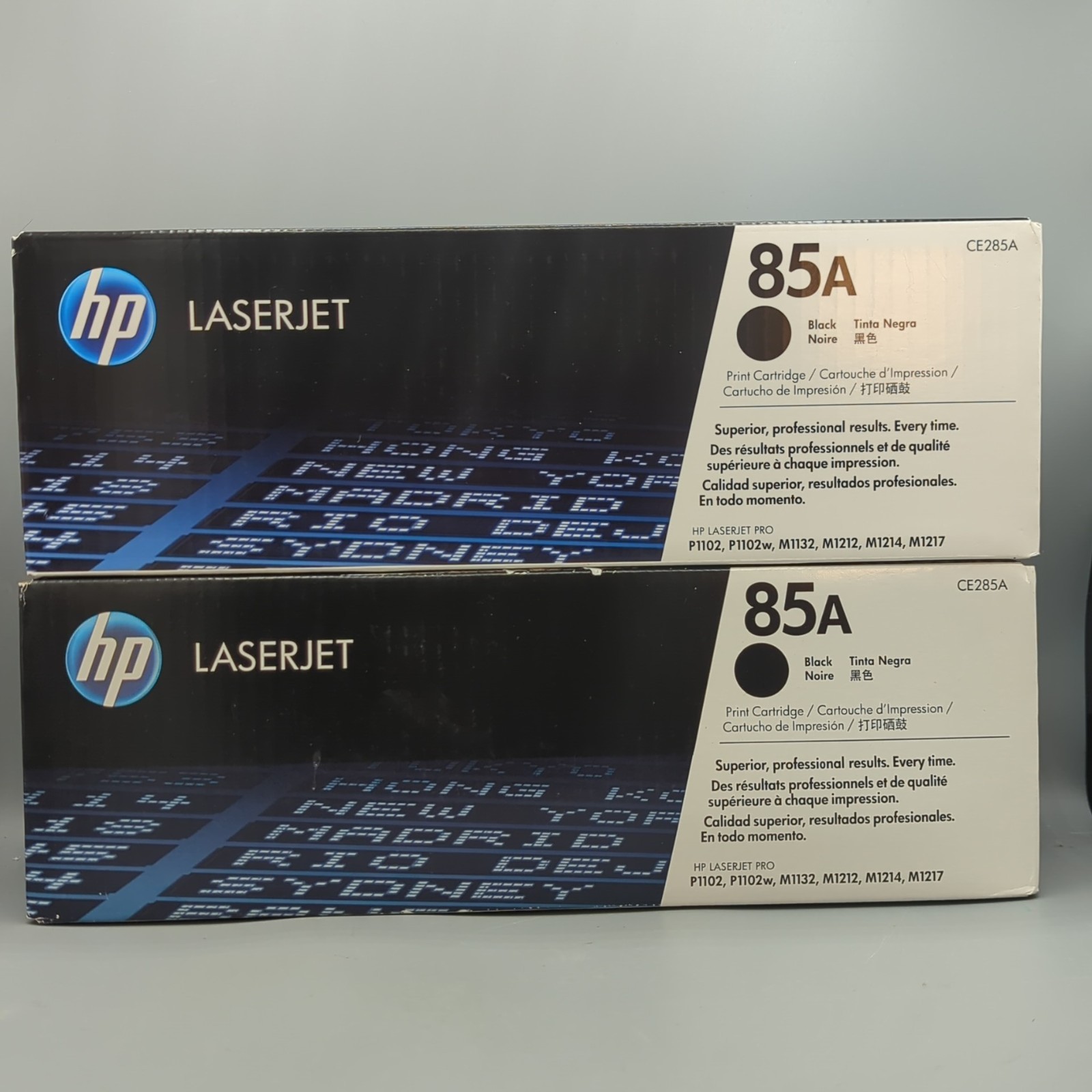 HP 85A LaserJet Dual Pack 2 Black Toner Cartridges CE285A CE285D Genuine NEW