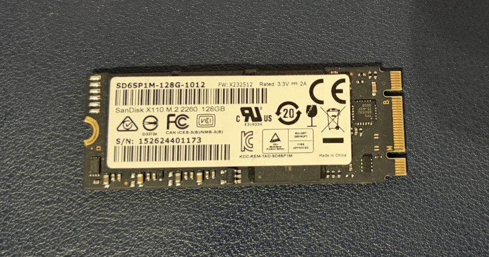SanDisk X110 128GB Internal (SD6SP1M-128G-1012) SSD