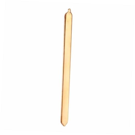 Copper Flat Heat Pipe Flat Copper Pipe Computer Tube Heatsink 2.5mm x 120mm