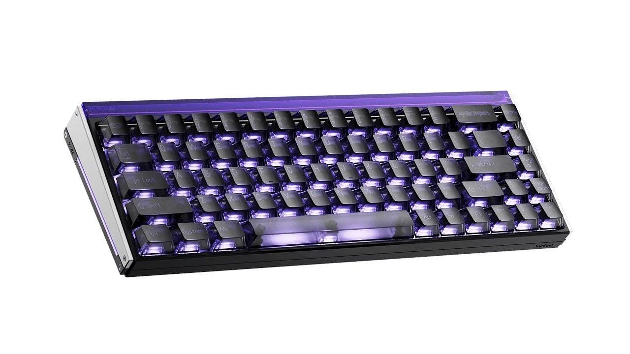 MelGeek MADE68 Ultra V2 Night Purple Flip King Keyboard