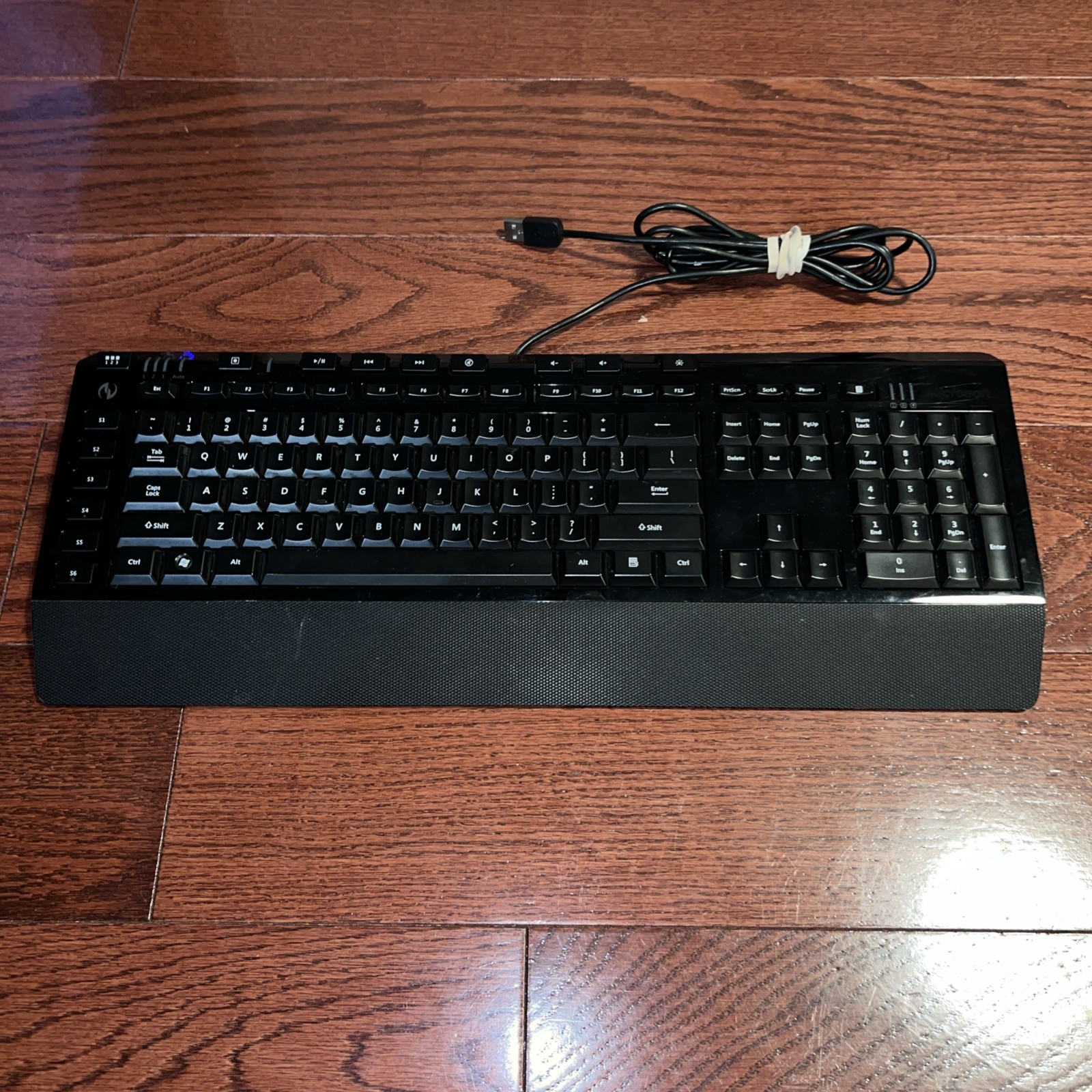 Microsoft SideWinder X4 Wired Gaming Keyboard Illuminated Keys KU-0951 - Tested