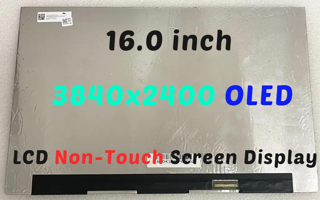 16" for Gigabyte Aero 16 RP86 OLED LCD Non-Touch Screen Display Panel 3840x2400