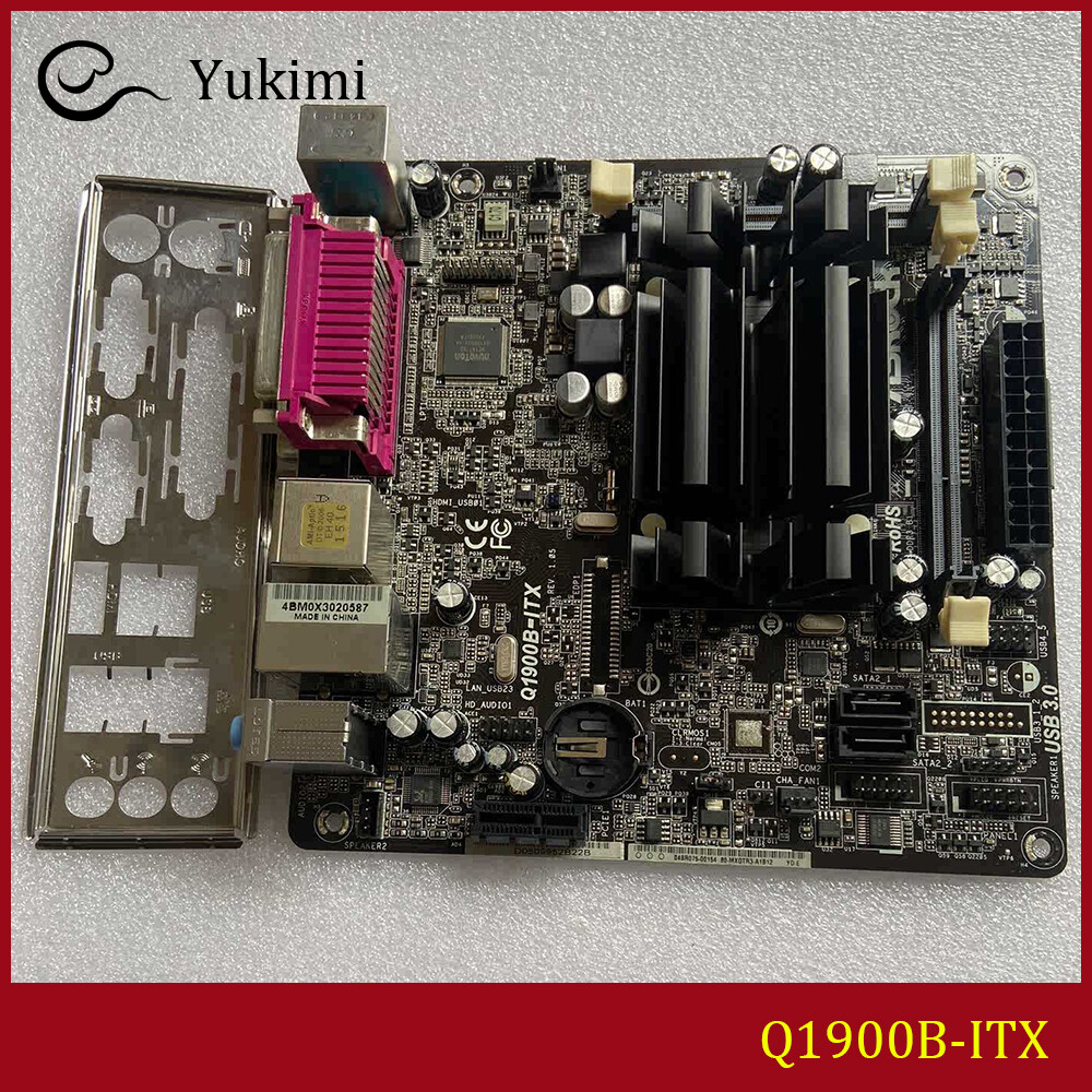 FOR ASUS Q1900B-ITX DDR3 VGA HDMI ALC662 16GB Mini-ITX Motherboard Test OK