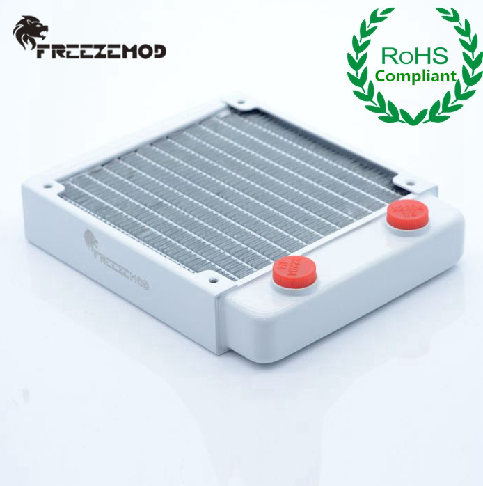 FreezeMod 120mm 240mm 360mm 480mm White Copper Radiator G1/4 PC Water Cooling ??