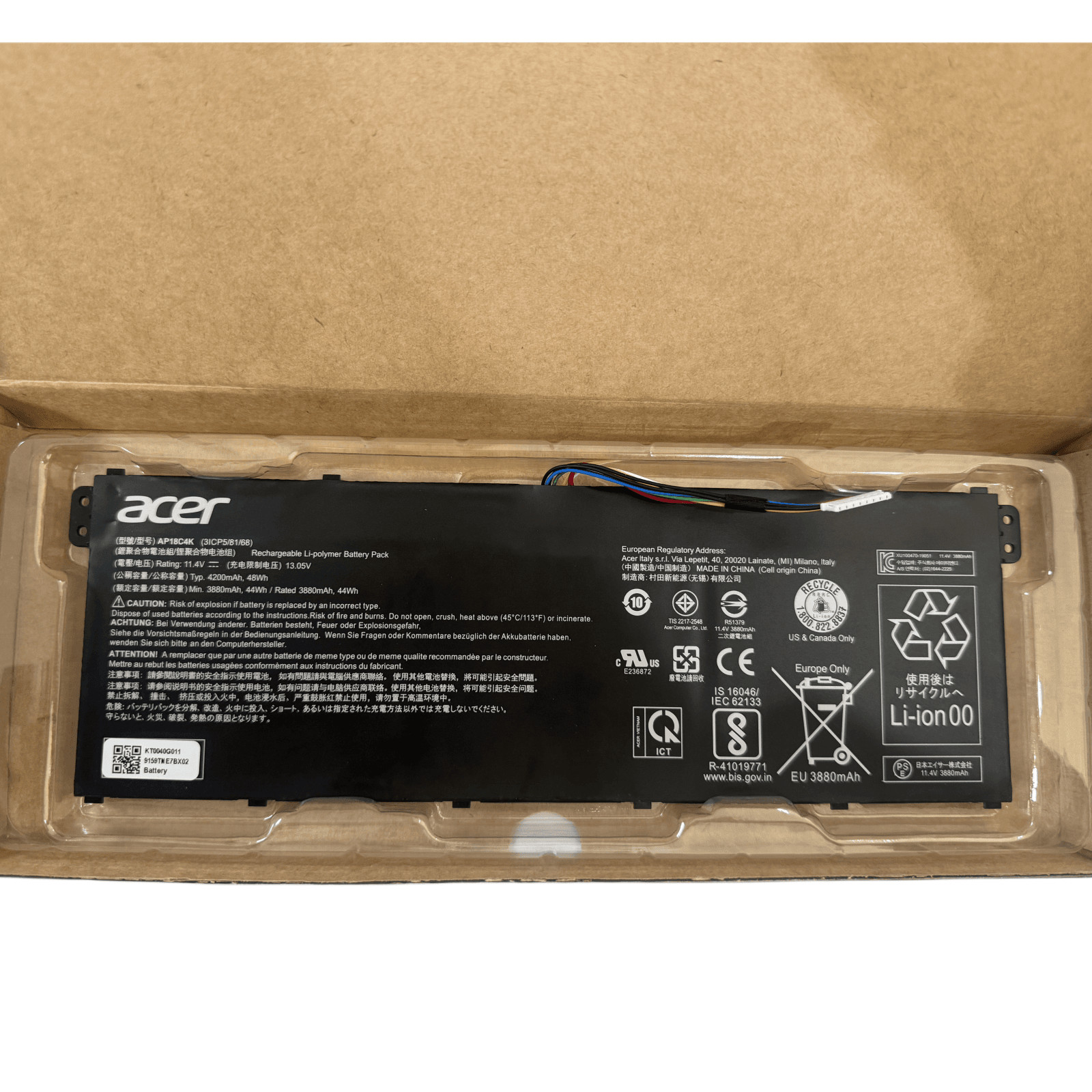 New Genuine AP18C4K Battery for Acer Aspire A515-43 A515-43-R-19-L A515-43-R057