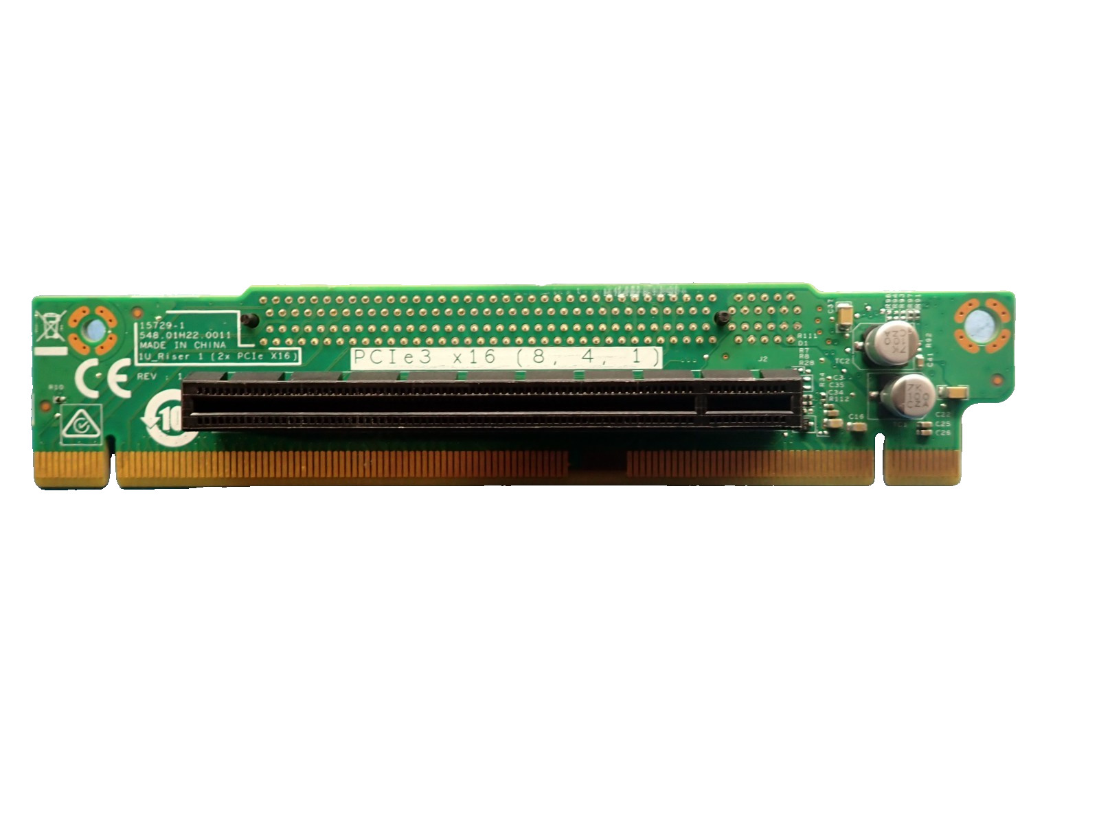 Lenovo 01GV296 ThinkSystem SR530/SR570/SR630 x8/x16 PCIe LP+LP Ri Riser Card