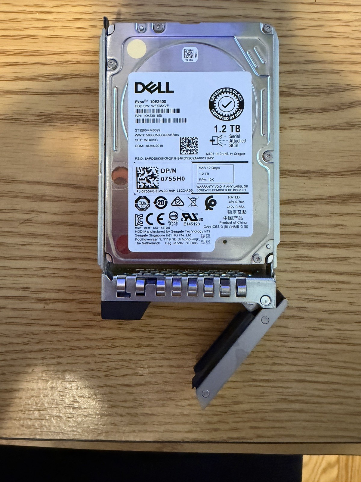 Dell Entreprise Plus 1.2 TB 2.5" SAS-3 Internal Desktop Drive (G2G54)