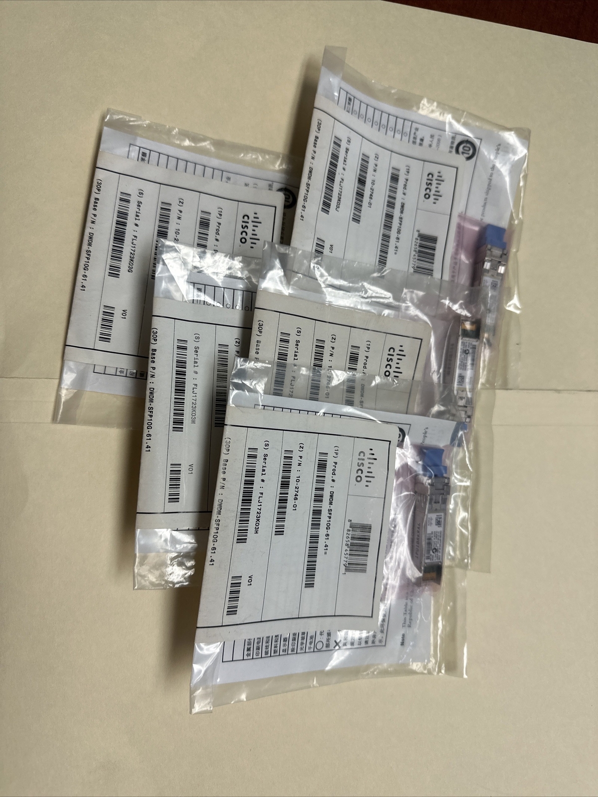 NEW SEALED CISCO ORIGINAL  DWDM-SFP10G-61.41  10-2746-01  SFP+ DWDM 10G