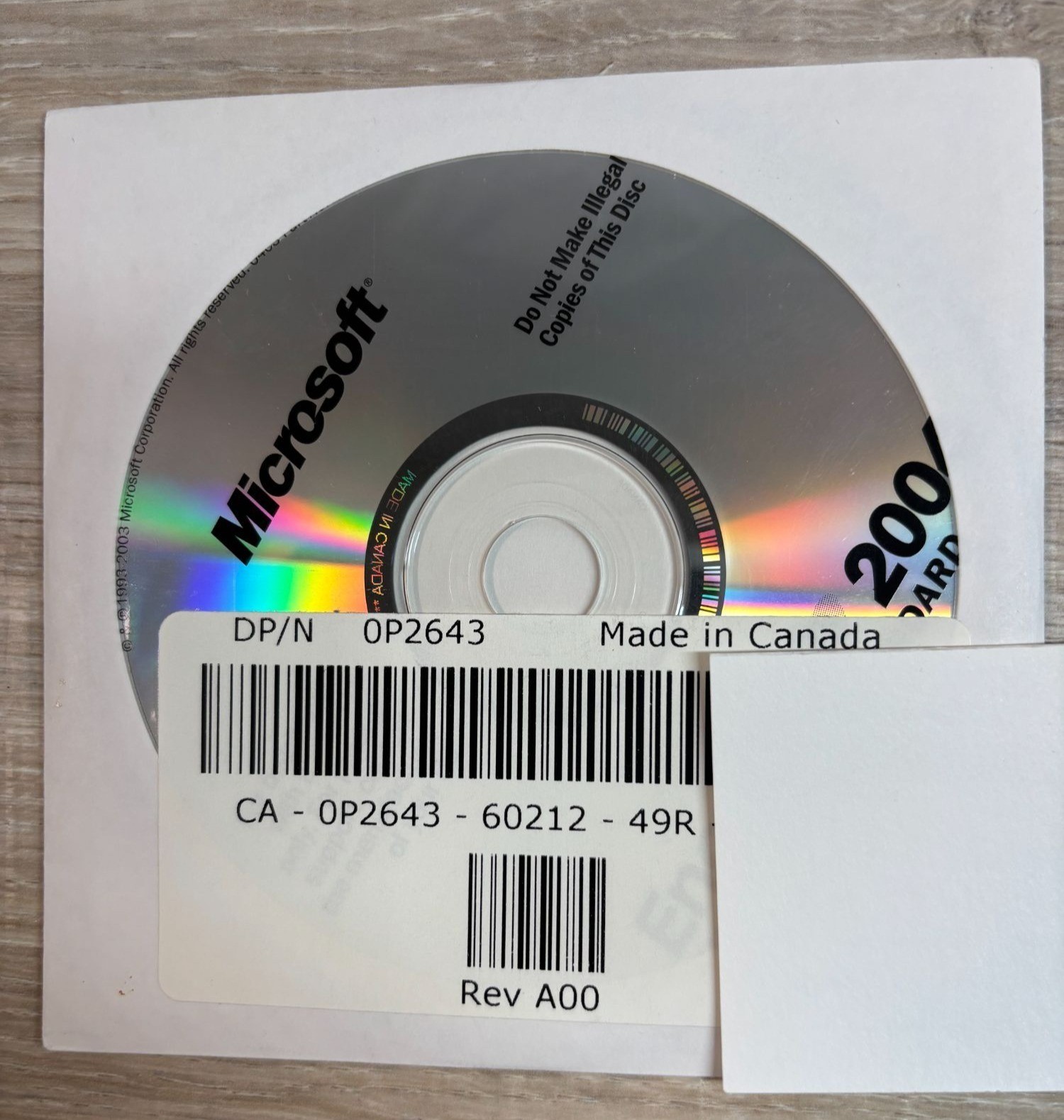 Sealed Microsoft Encarta Encyclopedia 2004 CD Unopened & New Sealed For Dell