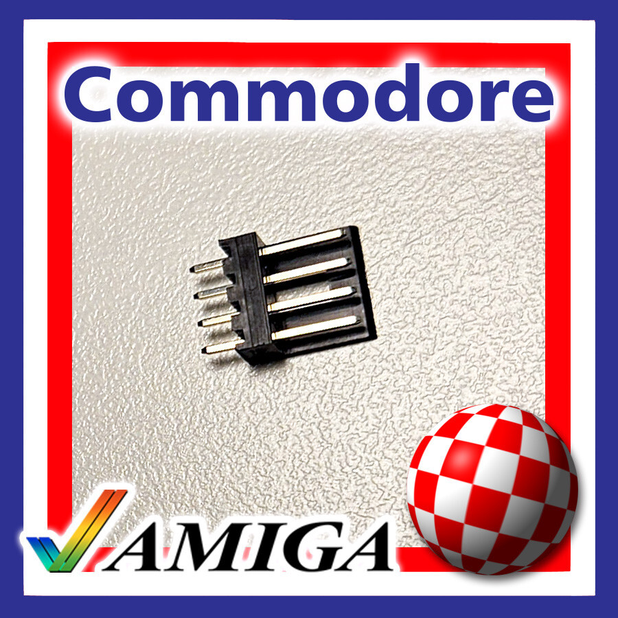 COMMODORE AMIGA FLOPPY DISK DRIVE POWER CABLE CONNECTOR for A500; A600; A1200