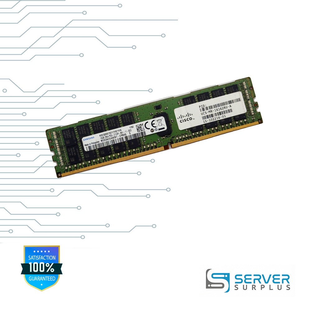 Cisco 16GB DDR4-2133 PC4-17000 2Rx4 ECC REG 15-102216-01 M393A2G40EB1-CPB0Q