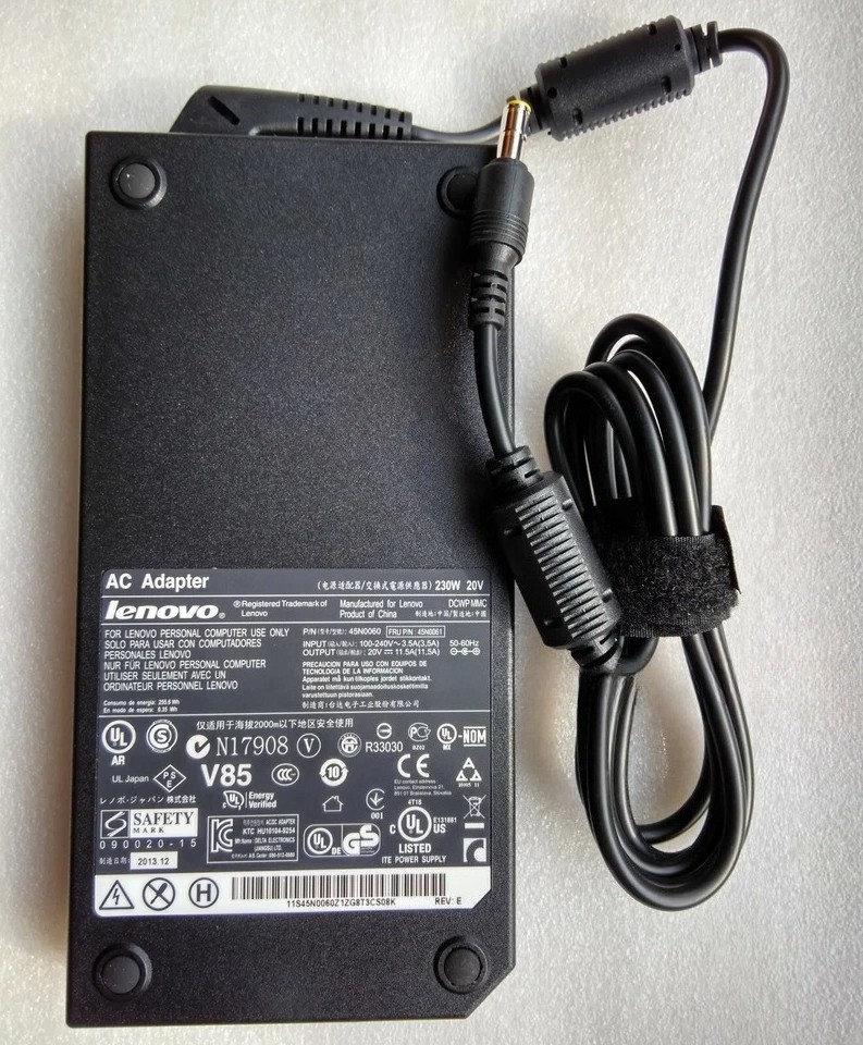 New FOR Lenovo ThinkPad W700,W700DS,W701DS 45N0060&45N0061 230W Adapter