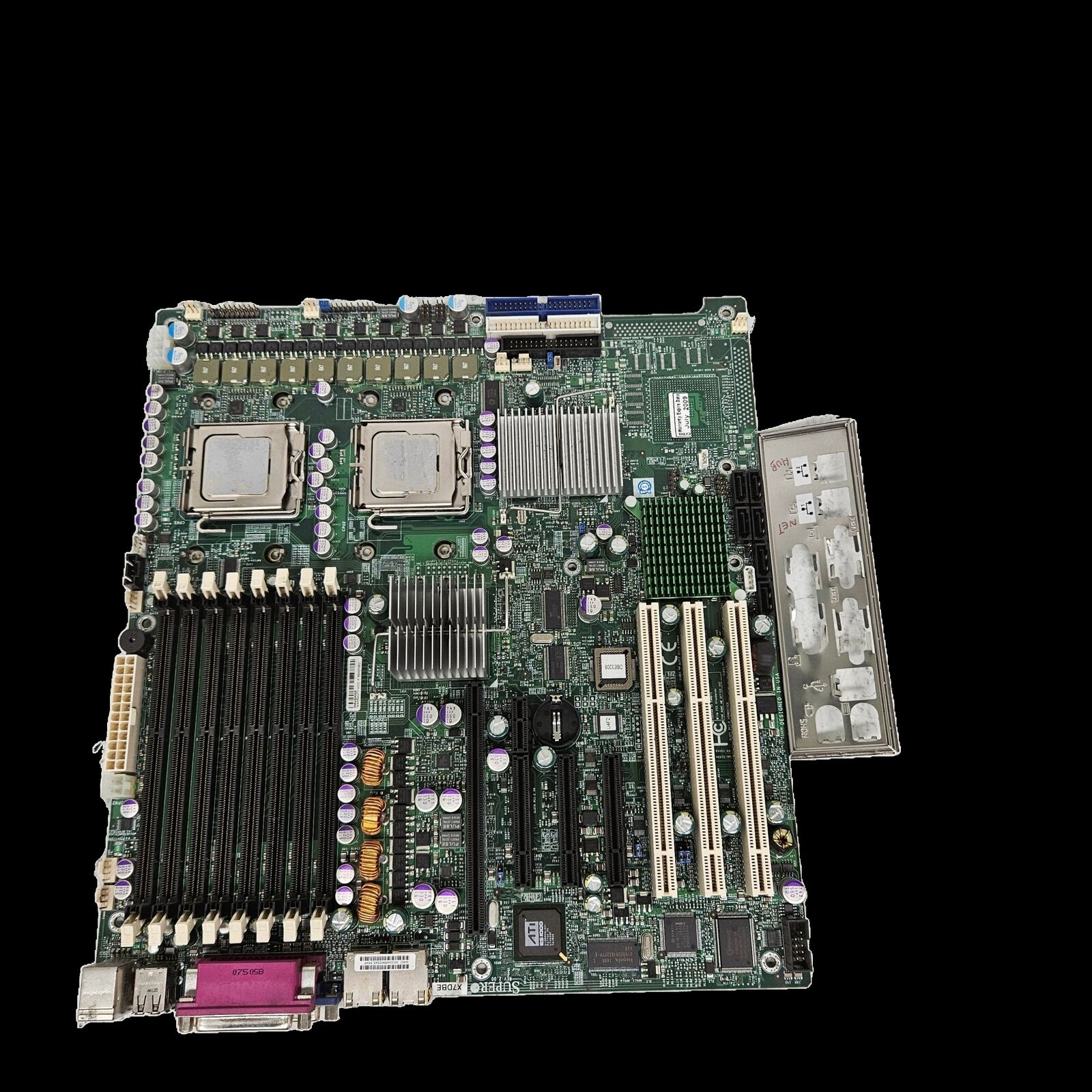 Supermicro X7DBE Dual-Socket LGA771 Server board- DDR2, Includes 2x Xeon 5410